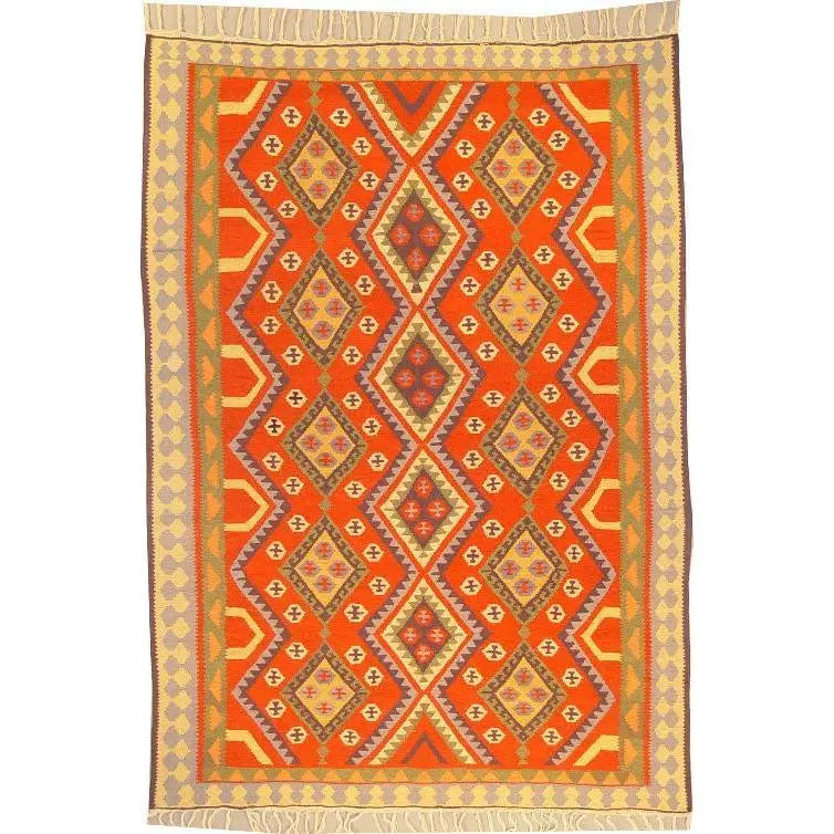 One Of The Kind Ardabil Persian Kilim 9'2" x 6'2"